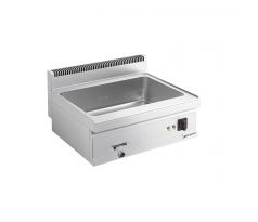 Elektrická ohrevná vaňa Bain Marie - 800 mm - 2,4 kW - 2x GN 1/1 alebo 4x GN 1/2 - s vypúšťacím kohútikom – BMK800-E