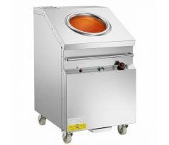 Plynová tandoori pec - manuálne ovládanie - 12 kW - 715x945x1225 mm - nehrdzavejúca oceľ – TON-1