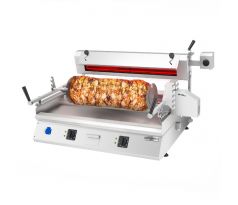 Elektrický Cag kebab stroj - 9,8 kW - max. 85 kg - horizontálny - stolové – KBHAT