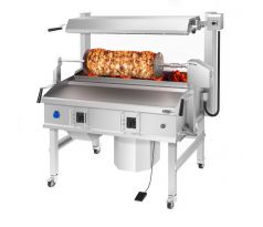 Elektrický Cag kebab stroj - 14 kW - max. 85 kg - horizontálny - stojanové – KBHAT1