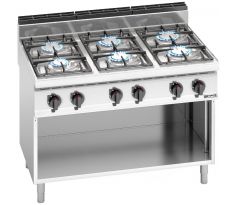 Plynový sporák - 33,5 kW - 6 horákov – GHB179M