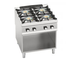 Plynový sporák - So 4 horákmi - 40 kW - vysoko výkonný model – GHB899HM