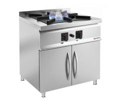 Plynový sporák - 800x700x850 mm - 24 kW - 1 horák - so spodnou skrinkou s 2 dverami – TGT878
