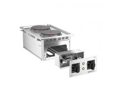 Elektrický sporák - Einbau - 400x765x265 mm - 5,2 kW - 2 platne okrúhle – EEH473M