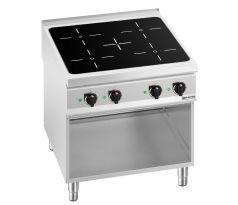 Indukčný sporák - 20 kW - 4 varné polia – IDB899