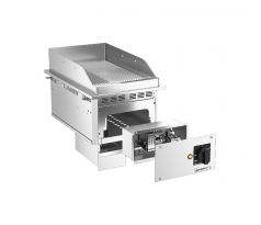 Elektrická grilovacia platňa - 4,5 kW - Ryhovaný - grilovacia plocha: 297x484 mm – EEB475GM