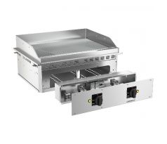 Elektrická grilovacia doska - 9,0 kW - Ryhovaná - Grilovacia plocha: 693x484 mm – EEB875GM