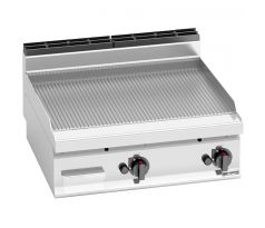 Plynová grilovacia platňa - 13,8 kW - Ryhovaná – GGB873MG