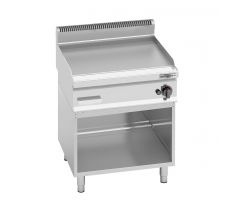 Plynová grilovacia platňa - 8 kW - Hladký - grilovacia plocha: 596x430 mm - 1 zóna - na otvorenom podstavci – GGB663M#SET