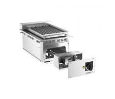 Elektrický vodný gril - 3,75 kW - 0,40 x 0,765 m - nehrdzavejúca oceľ – EEW474M