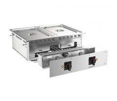 Elektrická vstavaná Bain Marie - 3 kW - 2x GN 1/1 – EBM874M