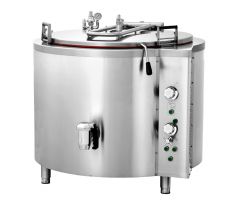 Elektrický varný kotol - 400 l - 36 kW - Nepriamy ohrev - S pripojením na vodu a kohútikom – KKEOZ400