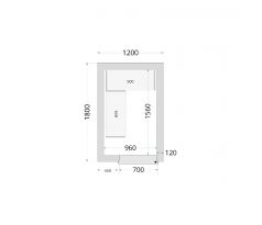 Panely k stavebnicovým boxom 120 mm TEFCOLD CR 120x180x220
