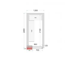 Freezer room TEFCOLD CRNF1224