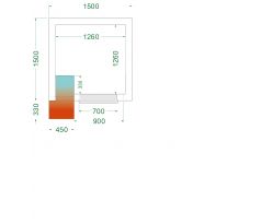 Freezer room TEFCOLD CRNF1515