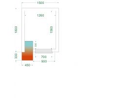 Freezer room TEFCOLD CRNF1518