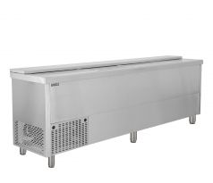 Pultová chladnička na fľaše, nerez TEFCOLD BHC250X1